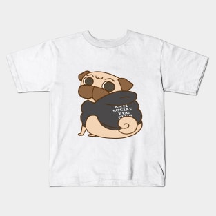 Antisocial Pug Club Kids T-Shirt